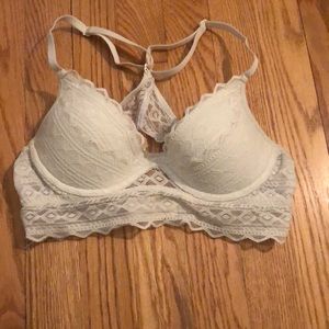 XS white VS Pink Bralette
